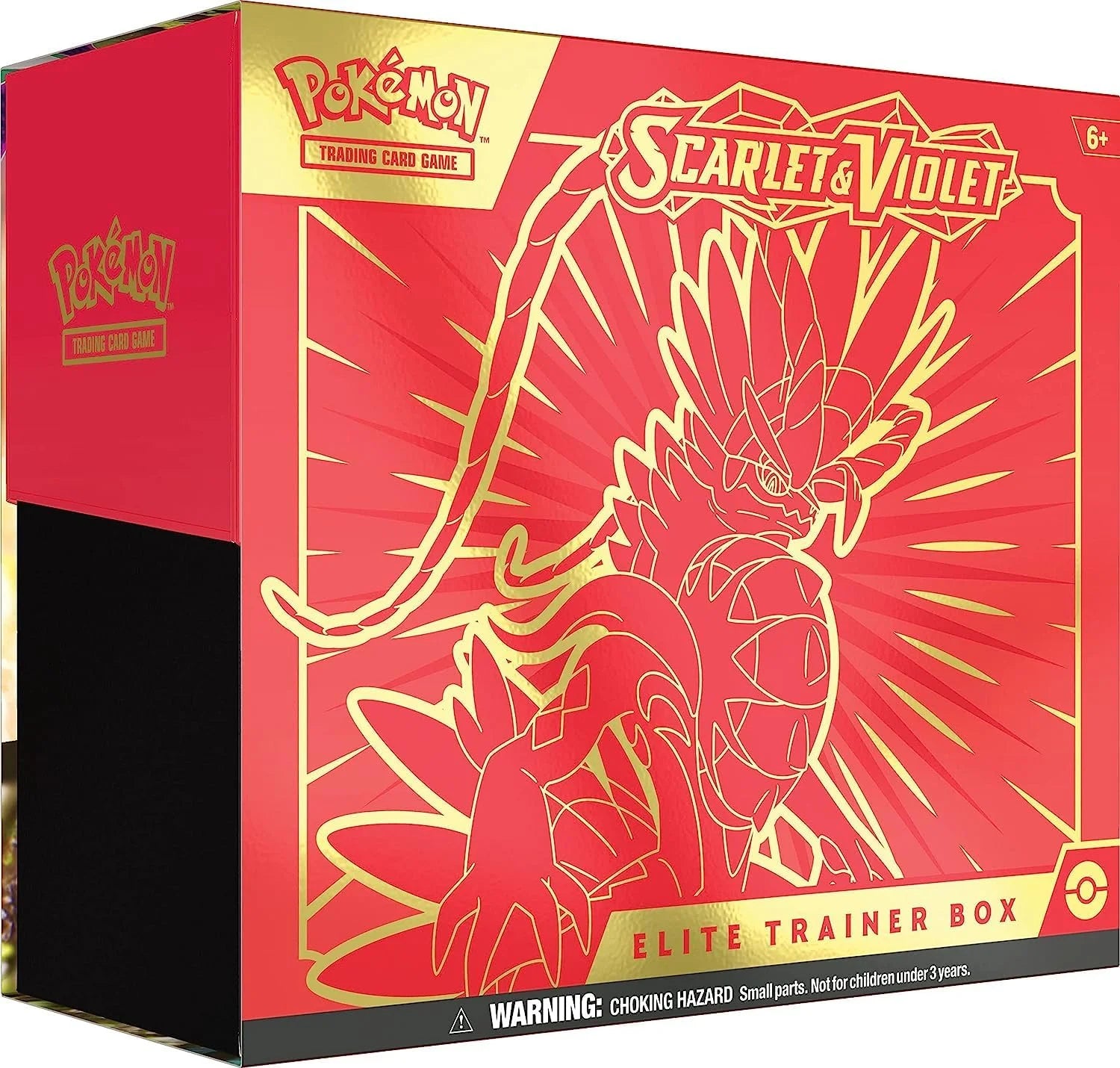 Trading Card Game: Scarlet & Violet Elite Trainer Box - Fun & Easy Gameplay in Red or Purple!