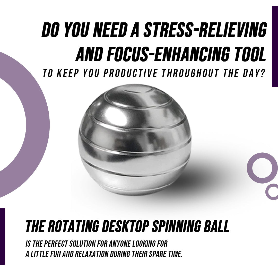ROTATING DESKTOP SPINNING BALL